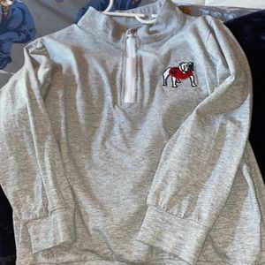 Georgia bulldog quarter zip